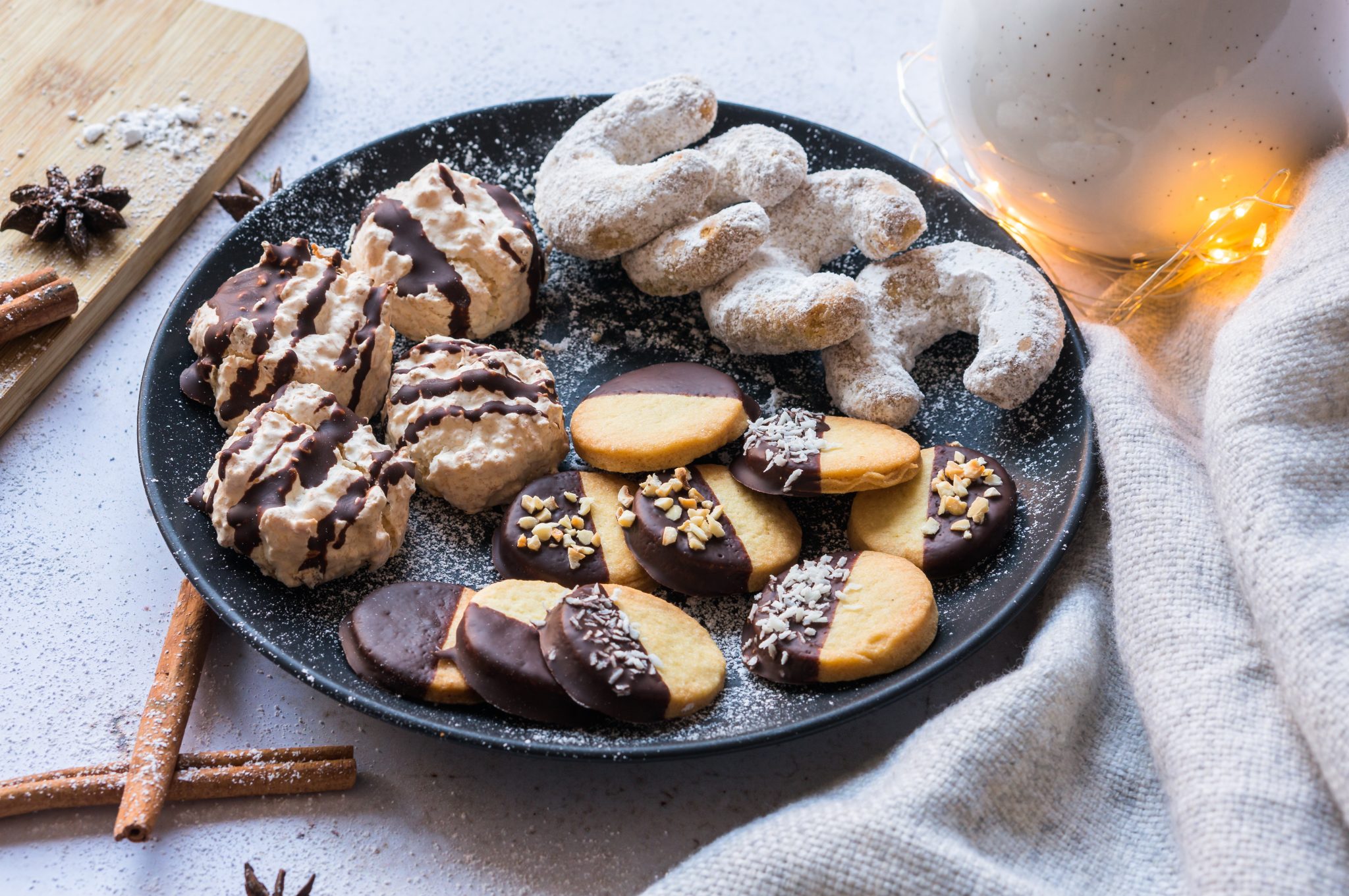 Weihnachtsplätzchen mit Schokolade La Cuisine de Géraldine