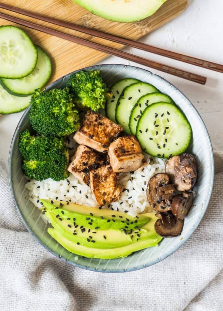 Bowl Teriyaki au Tofu (vegan)