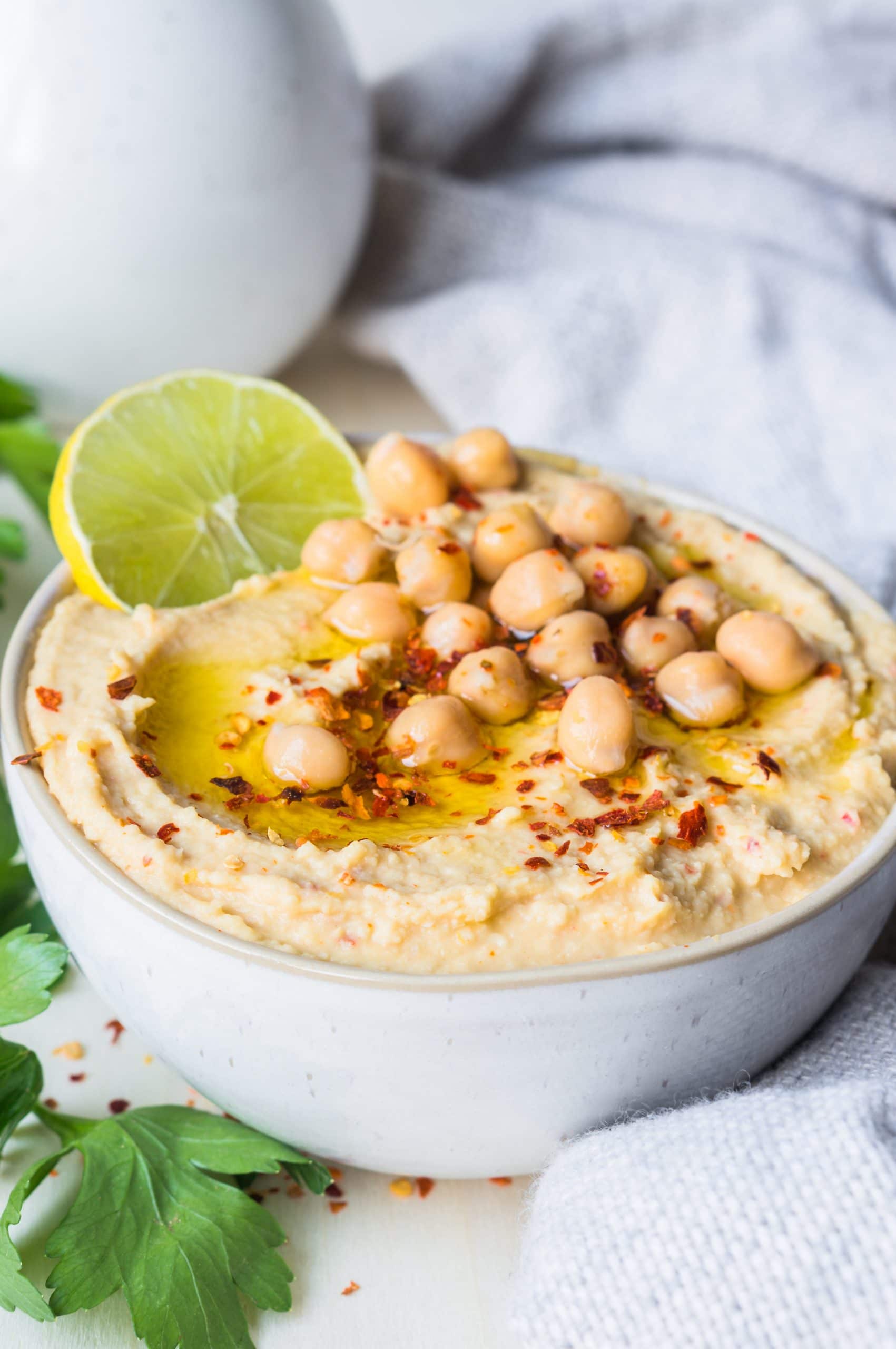 Homemade Hummus without Garlic | La Cuisine de Géraldine