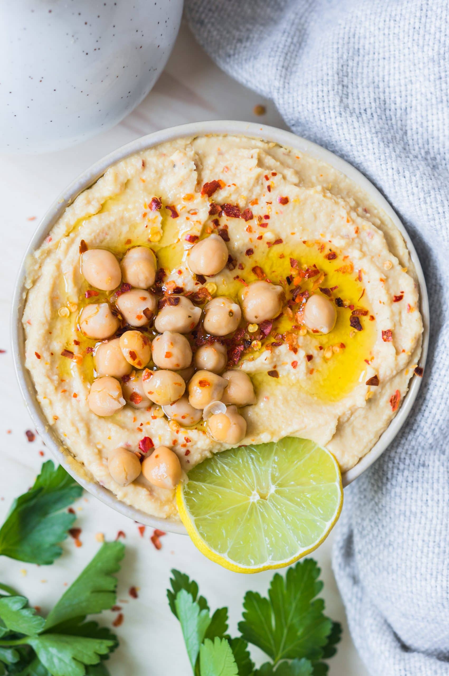 Homemade Hummus without Garlic | La Cuisine de Géraldine