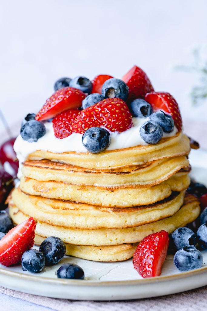 Healthy pancakes (without baking powder)