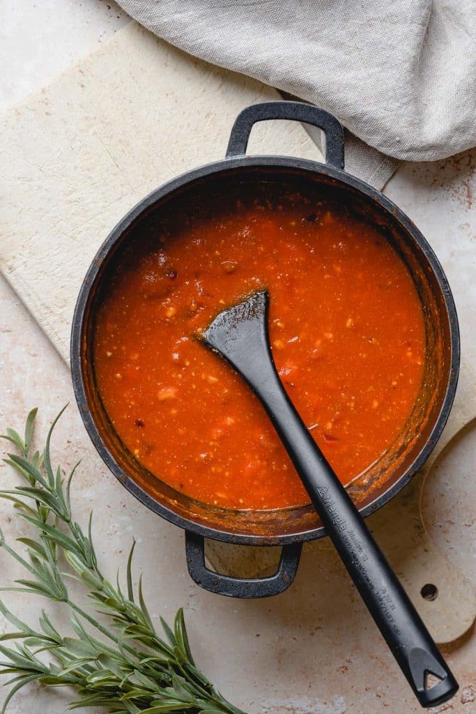 Pâtes Sauce Tomate et Feta (ultra simple!)
