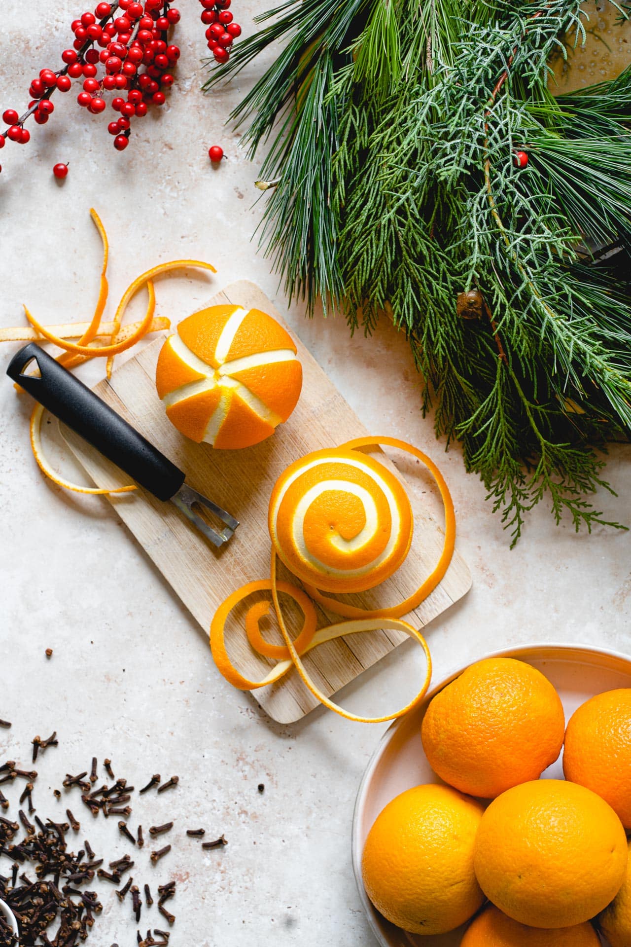 Décoration de Noël : Oranges et Clous de Girofle  La Cuisine de Géraldine