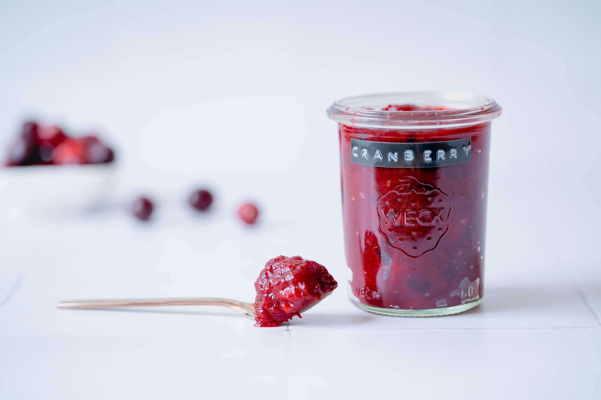 Cranberry-Kompott mit Vanille und Zimt