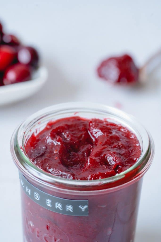 Cranberry Compote with Vanilla and Cinnamon