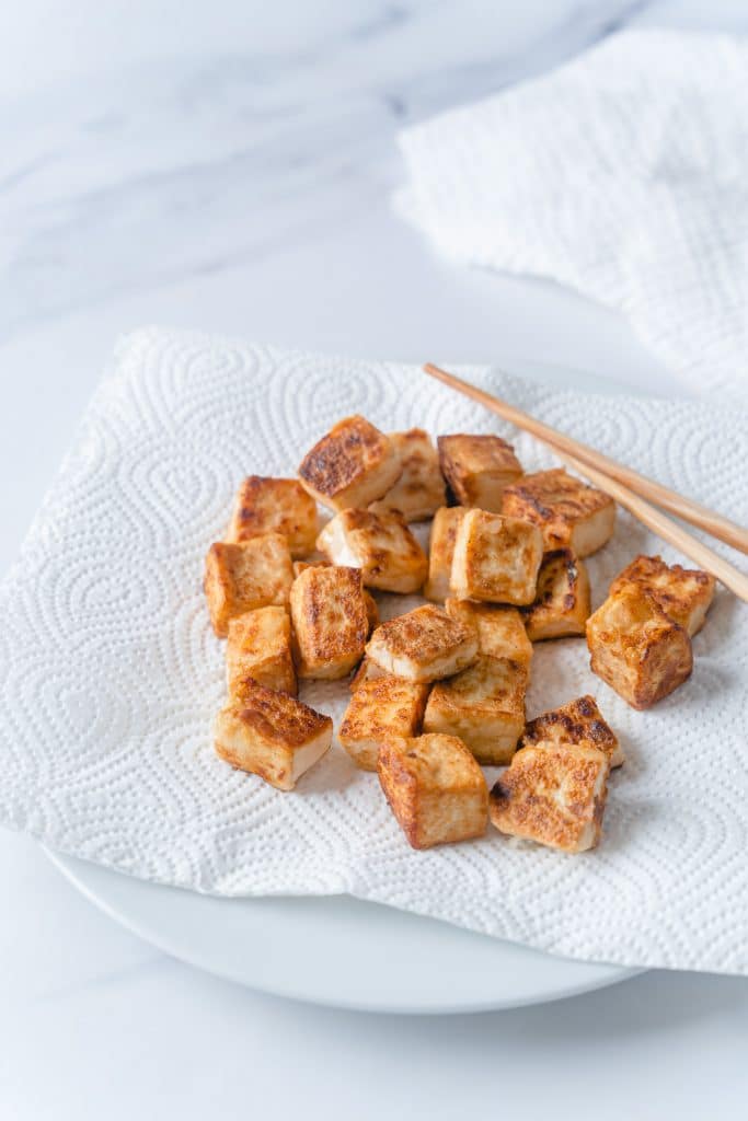 Crispy Pan Fried Tofu (basic recipe)