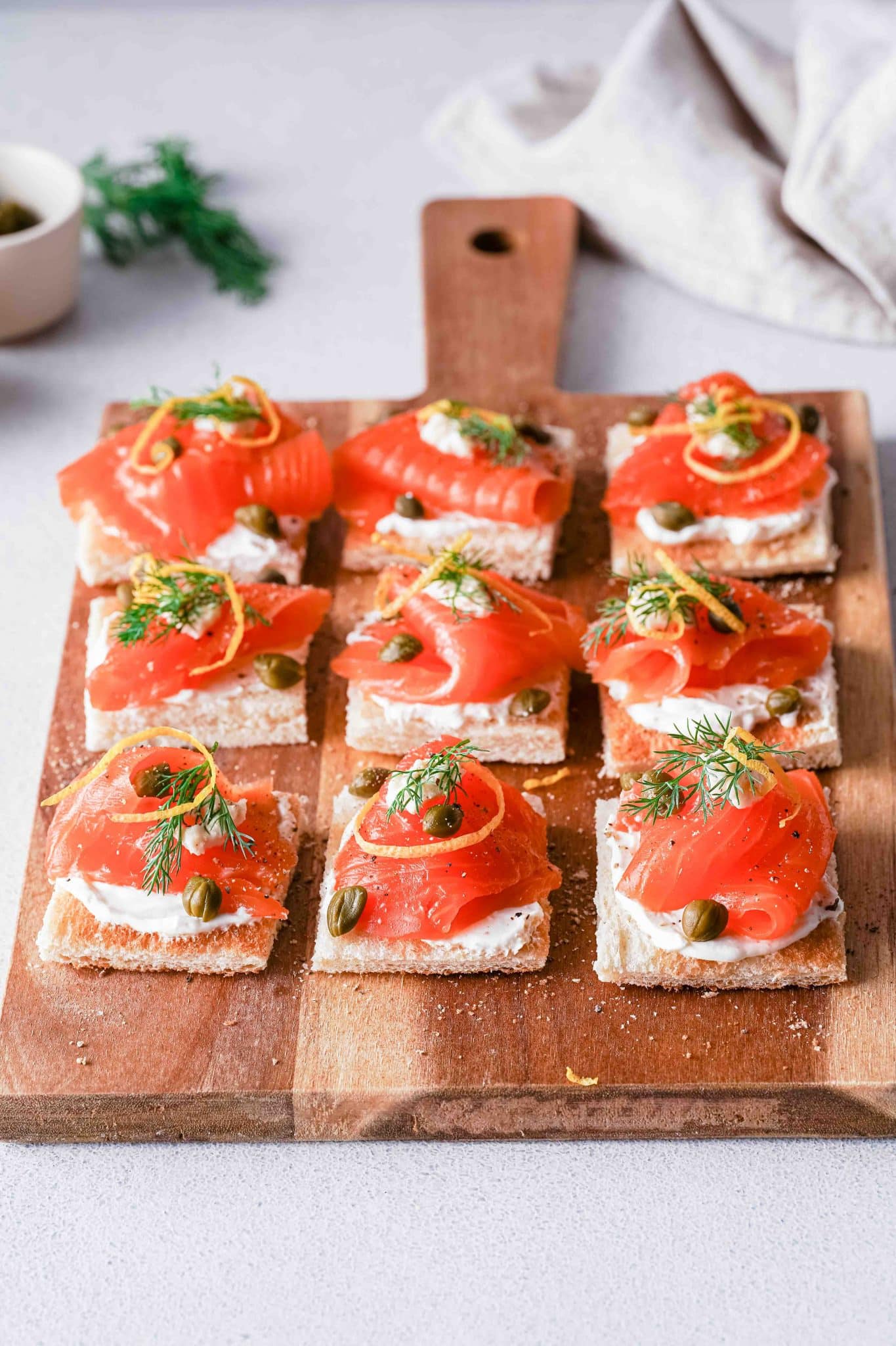 Canapés mit Lachs | La Cuisine de Géraldine