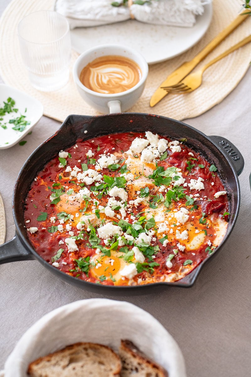 Shakshuka with Feta (without peppers)