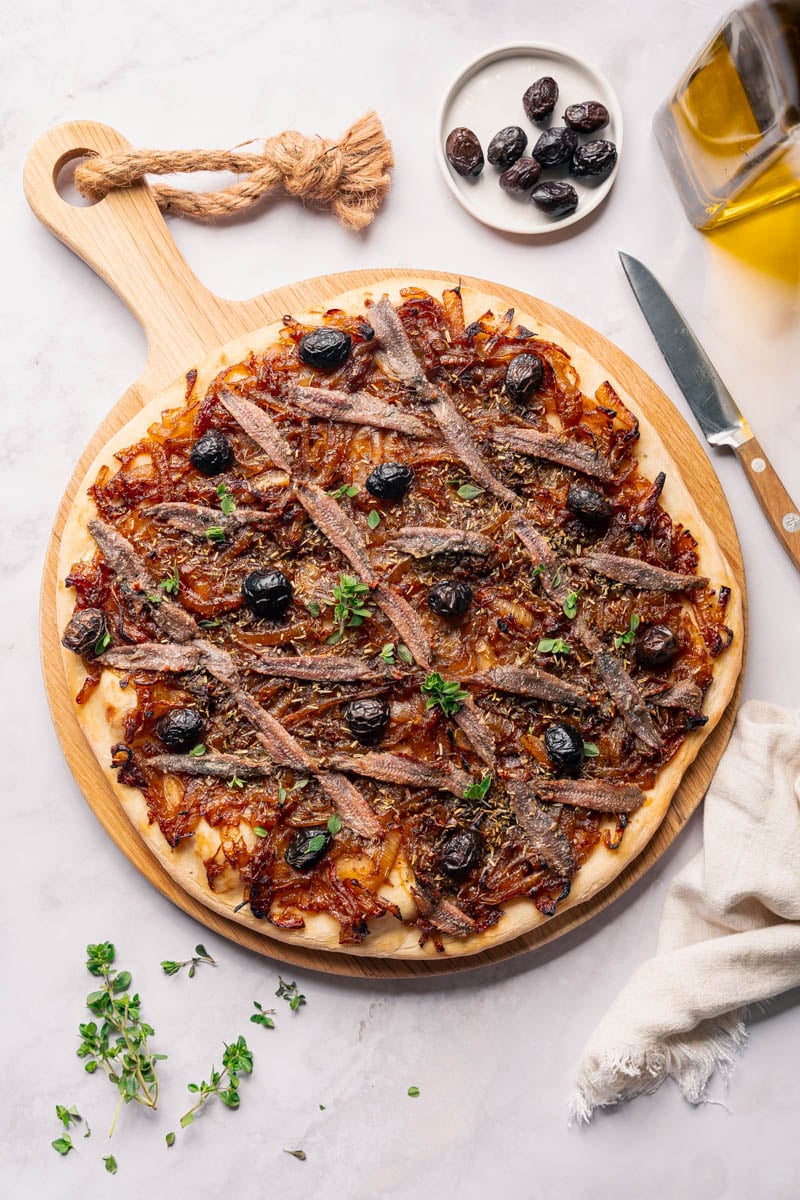 Pissaladière (French Anchovy Onion Tart)
