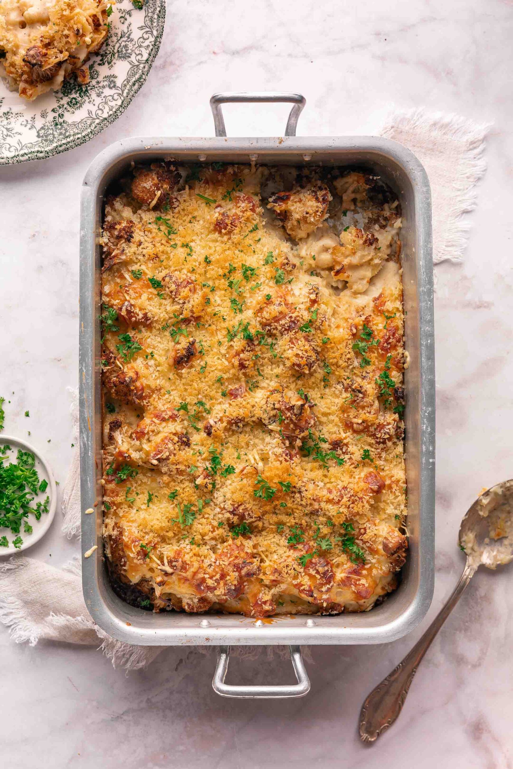 Gerösteter Blumenkohl-Gratin